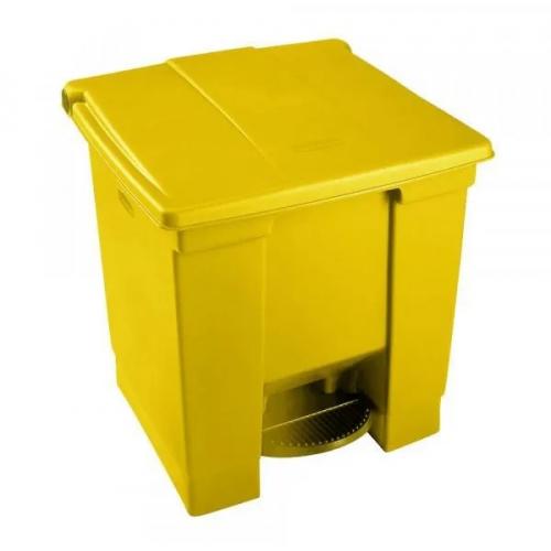 Pedal Bin - Front Step - Rubbermaid - Yellow - 30.3L